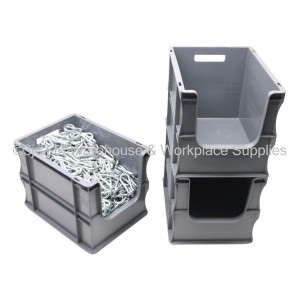 Heavy Duty Stacking Euro Box 40cm 25 Litre Open Front